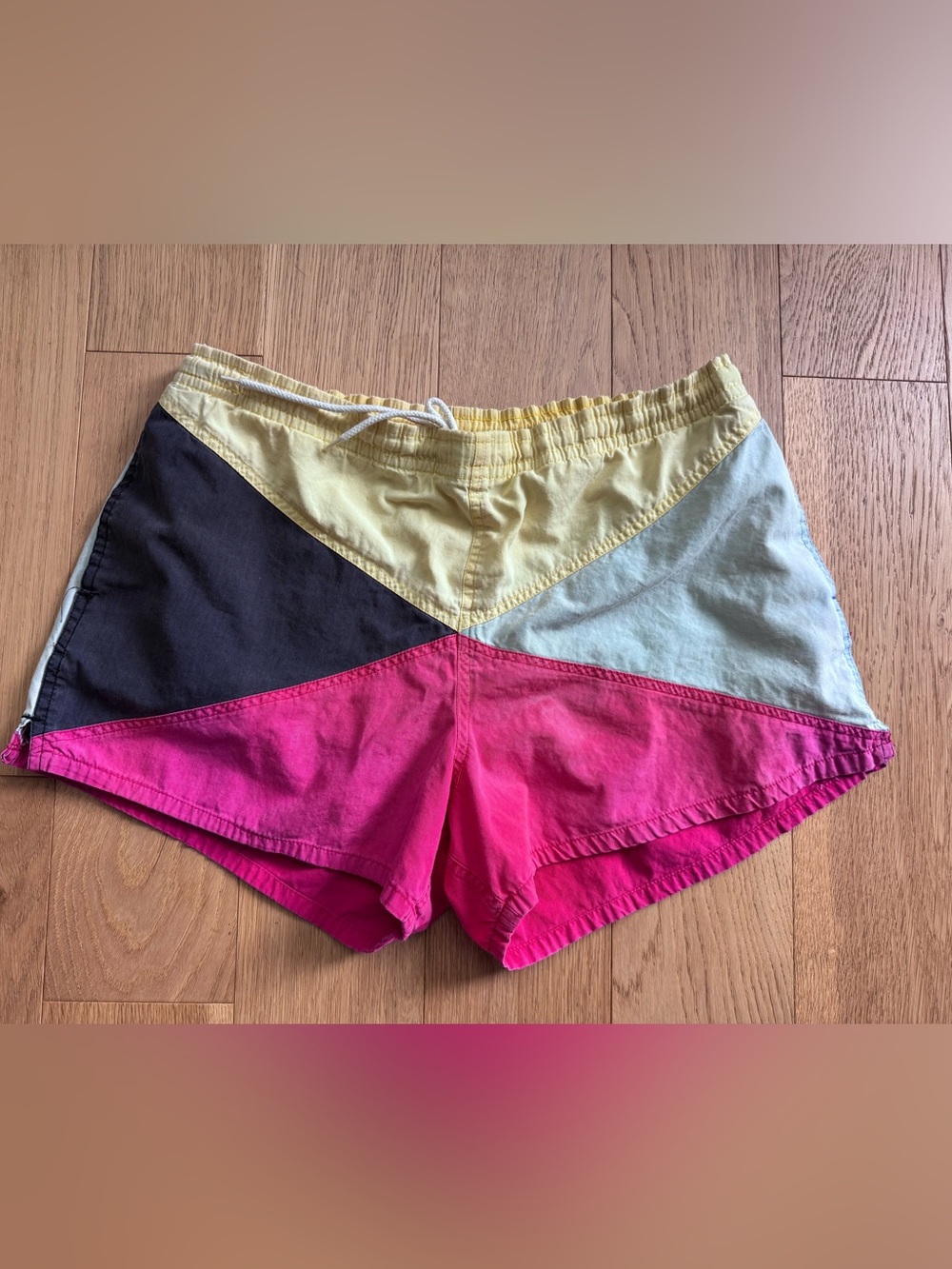Vintage Athletic Works Colorblock Swim Trunks